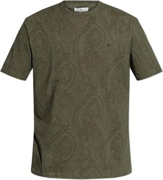 Etro Hombre, Camisetas, Verde, Talla: S