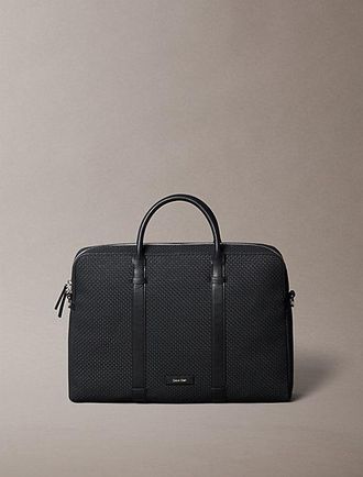 Calvin Klein Bolsa De Viaje Tejida Grabada