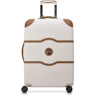 DELSEY Paris Chatelet Air 2.0 Checked-Medium 24 Inch Hardside Luggage with Spinner Wheels in Angora at Nordstrom