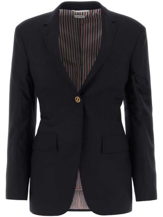 Thom Browne 4-Bar blazer met enkele rij knopen - Blauw