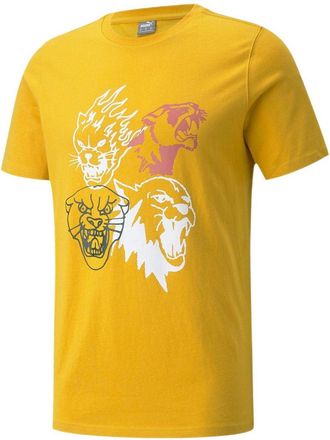 Puma 4th Quarter Short Sleeve T-Shirt Yellow 532361-06