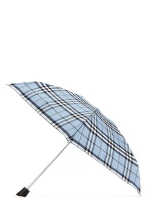 Burberry Unisex Embroidered Fabric Umbrella Bankipcheck Ombrelli