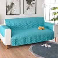 OEM Funda Para Coj&iacute;n De Sof&aacute; De 4 Plazas En Piel Sint&eacute;tica Impermeable, Extra&iacute;ble Y Lavable, Protege Los Muebles Y A Las Mascotas, 1 Pieza (azul, Se Refie