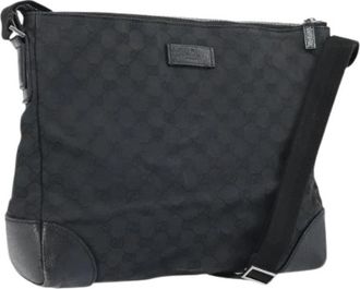 Gucci Pre-owned Vintage Schoudertas - Dames - Vintage Schoudertas - Zwart - ONE Size - Leer - Vintage