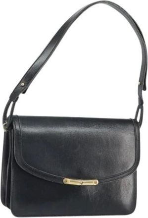 Dior Pre-owned Shoulder Bags, female, Black, Size: ONE SIZE Pre-owned Leather Shoulder Bag