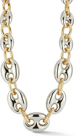 Sphera Milano Two-Tone Mariner Chain Necklace in Silver/gold at Nordstrom Rack