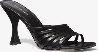 Michael Kors Haisley Leather Sandal