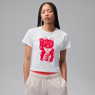 Nike Jordan Womens Jordan Graphic T-Shirt in White | IW2231-100