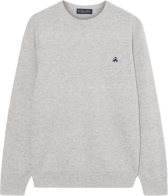 Brooks Brothers lambswool crew-neck sweater - Grey