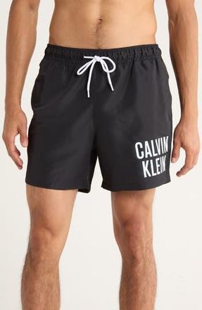 Calvin Klein Intense Power Swim Trunks in Black at Nordstrom Rack, Size Xx-Large