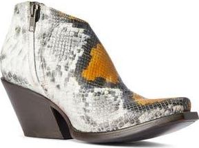 Ariat Jolene Snake Embossed Western Boot in Yellow Multi at Nordstrom Rack, Size 6.5