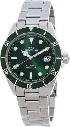 Glycine Combat Quartz Green Dial Mens Watch GL1065