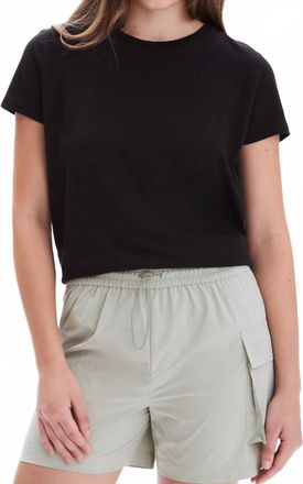 Chrldr Jane Short Sleeve Tee In Black