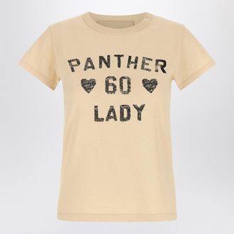 Valentino T-shirt Panther Lady color betulla
