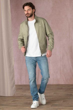 Blouson Bomber Homme Léger - Printemps/Été - Polyester, Col Montant, Poches Zippées - Style Casual