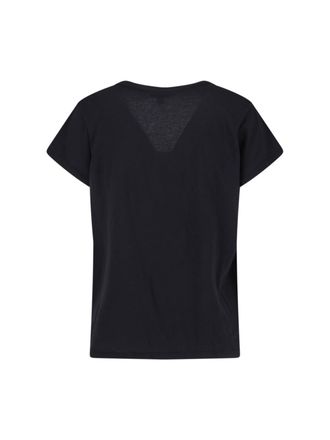 James Perse Womens T-Shirts And Polos Black Cotton