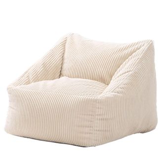 Nordlys Puff de sal&oacute;n en terciopelo beige