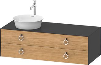 Duravit Duravit - Tulip Blanco, Mueble De Ba&ntilde;o Colgado En La Pared, Ancho