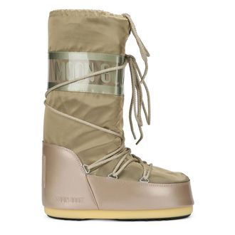 Moon Boot Moon Boot, Winter Boots, female, Beige, Size: 9 US Icon Glance Boot
