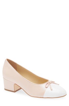 Sandy Liang Bow Pump in Pearl Pink at Nordstrom, Size 7.5Us