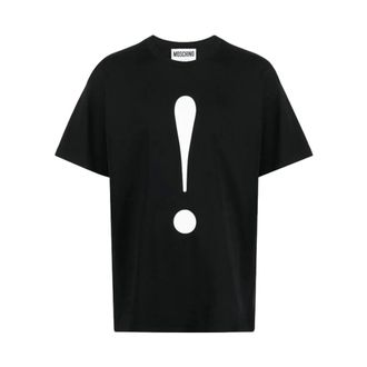Moschino T-Shirts, male, Black, Size: XL T-shirt