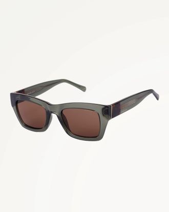 Radley London Crystal Green Square Eye Sunglasses Bermondsey SS26 Radley London
