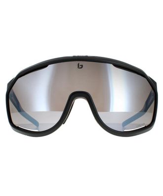 Bolle Shield Mens Matte Black Volt+ Cold White Polarized Chronoshield - One Size
