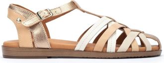 Pikolinos Stijlvolle damessandalen voor de zomer - Dames - Sandalen - Bruin - 37 EU - Leer - Schoenen