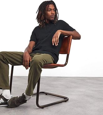 Jacamo Reaxed Fit Pique Polo Long