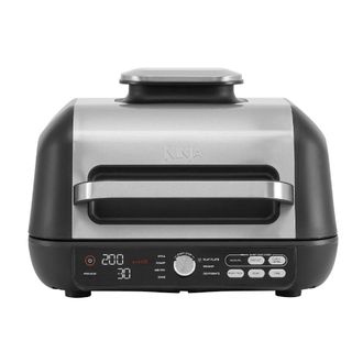 Ninja Foodi Max Pro Health Grill, Flat Plate & Air Fryer AG651UK in Black