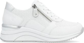 Remonte witte casual gesloten sneakers - Dames - Sneakers - Wit - 40 EU - Schoenen