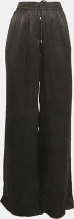 HUGO BOSS Boss By Hugo Boss Black Satin Tavati Trousers