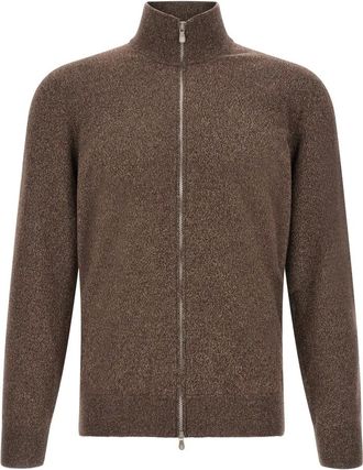 Brunello Cucinelli Hombre, Jerseys, Marr&oacute;n, Talla: 2XL