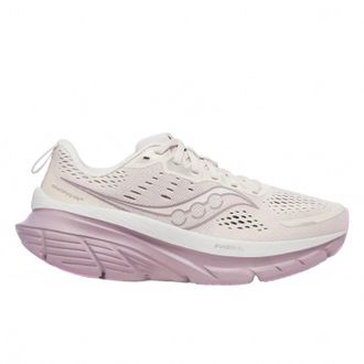 Saucony Womens Guide 18 Shoes In Moon/quail