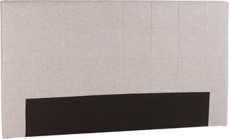 Macabane Cabecero tapizado para camas de 160/180 cm en color gris