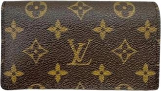 Louis Vuitton Pre-owned Monogram Bi-fold Portemonnee - Dames - Vintage Accessoires - Bruin - ONE Size - Vintage
