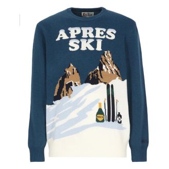 Saint Barth Truien & Vesten, Heren, Veelkleurig, M, Wol, Heron Sweater