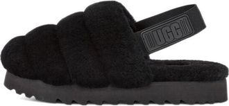 UGG (WMNS) UGG Bulky Silhouette Fluff Slippers Black 1121751-BLK