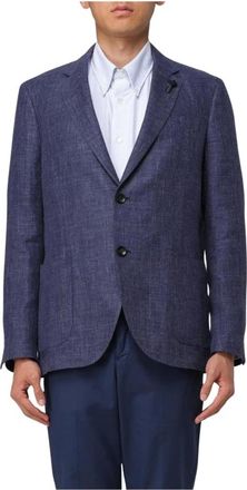 Lardini Hombre, Chaquetas, Azul, Talla: M