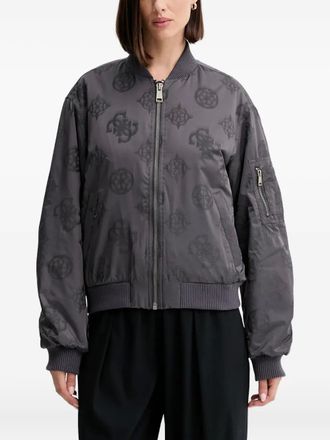 Guess Co patterned bomber jacket - Grey
