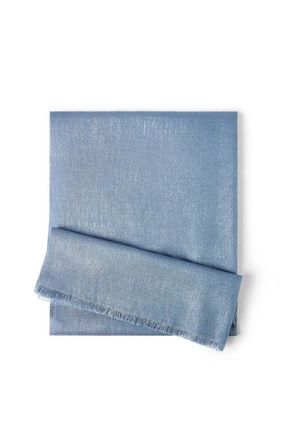 Brunello Cucinelli Sparkling scarf in Blue at Nordstrom
