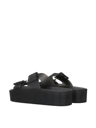 Balenciaga Womens Mallorca Platform Sandals Black Shoes >