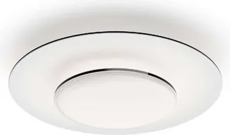 Philips Luminaria Led De Techo, Di&aacute;metro 40 Cm, 4000 K, 30 W, Regulable, Blanco/negro 929003316001