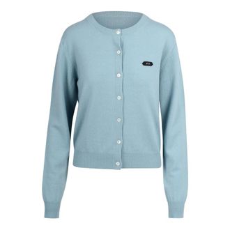 N&deg;21 Dames, Truien, Blauw, Maat: XL Wol