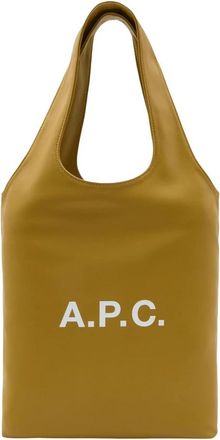 A.P.C. Small Ninon Tote - Dames - Shoppers - Groen - ONE Size - Polyester - Tassen