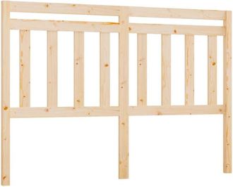 vidaXL Cabecero de cama madera maciza de pino 146x4x100 cm Vidaxl