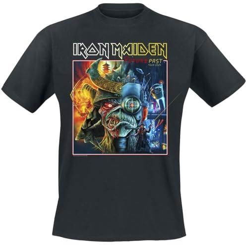 Rockoff Trade Iron Maiden T-Shirt Senjutsu Eddie Archer Kanji Logo Officiel Homme Noir - Taille XL