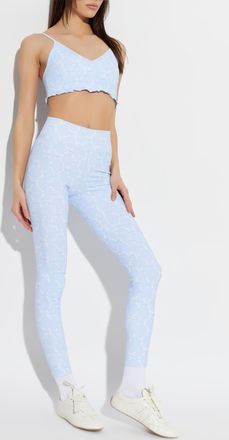 LoveShackFancy Short Sports Top Erza, Womens, Light Blue