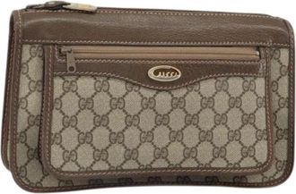 Gucci Pre-owned Clutches, female, Beige, Size: ONE SIZE Pre-owned Plastic Clutch