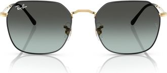 Ray-Ban 55mm Gradient Geometric Sunglasses in Black Gradient at Nordstrom